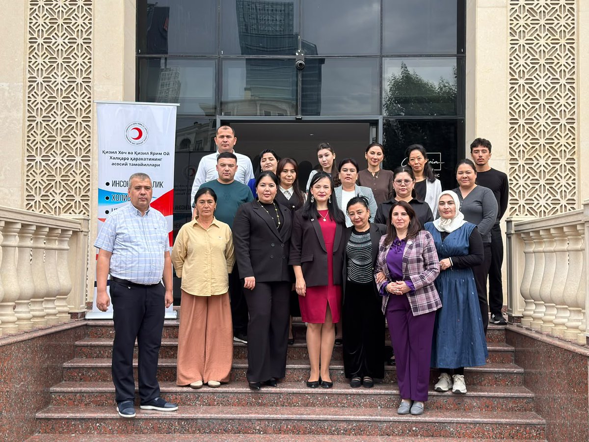 AzRedCrescent's tweet photo. A three-day seminar on OCA(C) was held in Tashkent from September 29 to October 1, 2026, with the participation of the UzRCS. Sabina Mahsubi-Iran, Deputy Executive Secretary of the AzRCS, and IFRC representatives participated as facilitators in the event, organized by the IFRC. https://t.co/2oNOQq4jfj