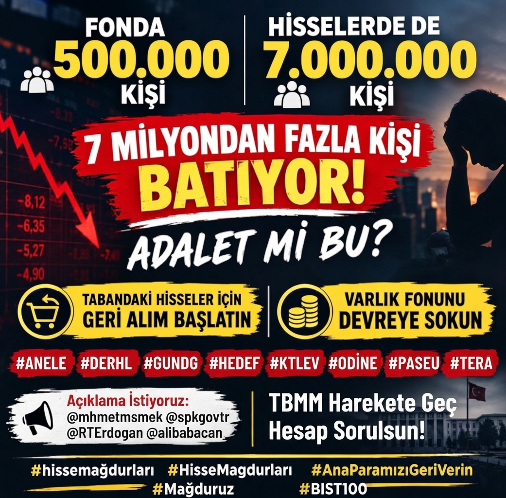 Borsaci5834's tweet photo. #TERA #TeraPortföy #TeraMağduriyetiSonBulsun 
Milyonlar Batıyor, Yetkililer Nerede? https://t.co/dTCJ3R3Wqy