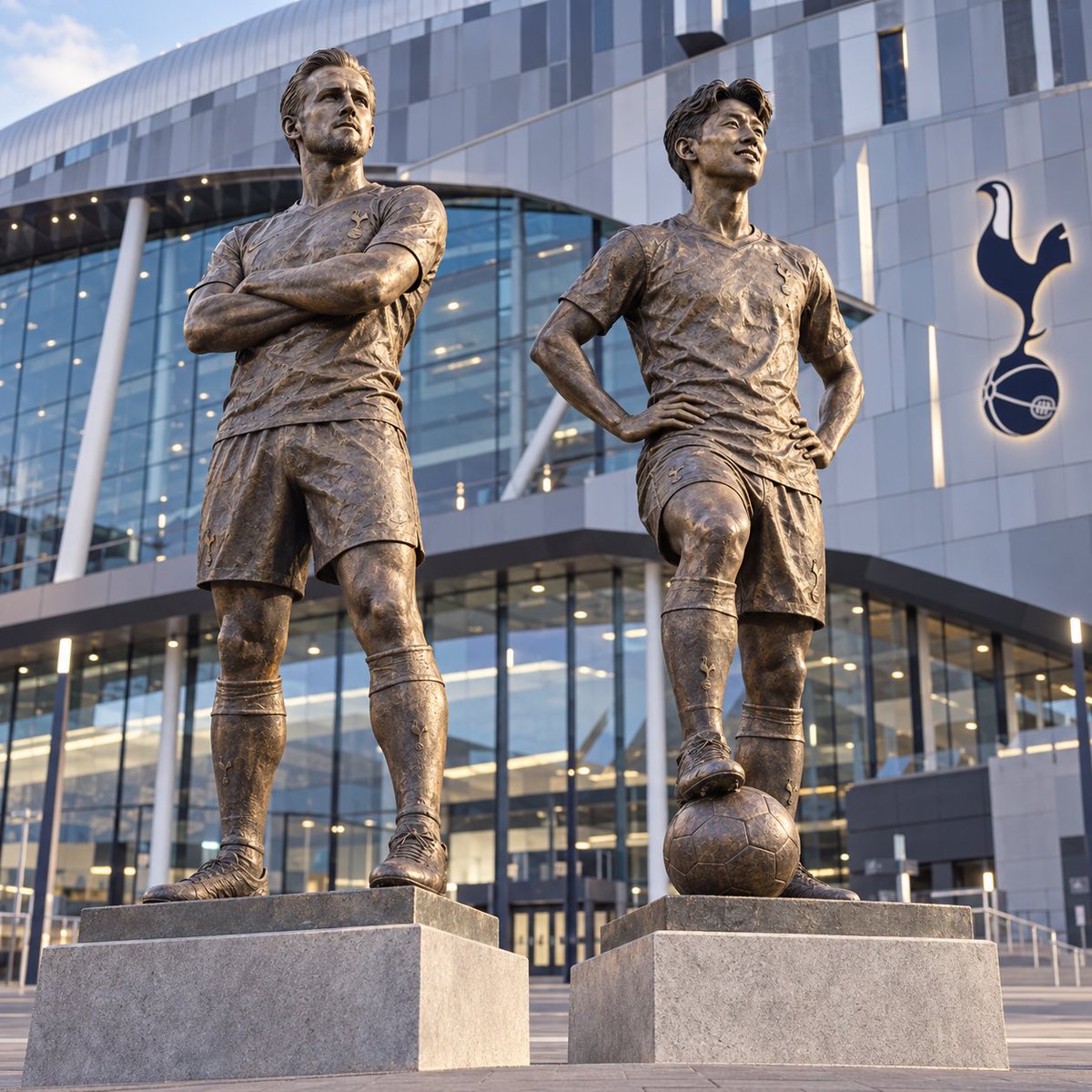 thespursweb's tweet photo. Which five Tottenham players (past or present) do you think deserve a statue outside the stadium? https://t.co/Wgwz4QJrPI