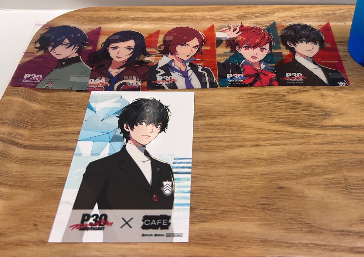 yolum_'s tweet photo. 【交換希望】ペルソナ　コラボカフェ　ハラカド　クリアカード
譲→P1  P2 P5
求→フォトカP3、P4
特典→P3

名古屋手渡しまたは郵送希望です。
よろしくお願いいたします。 https://t.co/2NYhOeO5cF