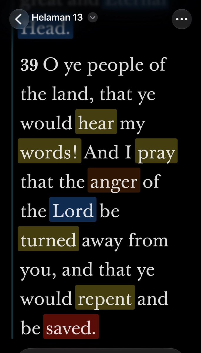 fillngravesFL's tweet photo. Book of Mormon reading this morning…

Helaman 13:19-24, 26 &amp; 39

Samuel the Lamanite continues to preach:
“O ye people of the land, that ye would hear my words! And I pray that the anger of the Lord be turned away from you, and that ye would repent and be saved.”

#BookofMormon https://t.co/cCKt1grWX9