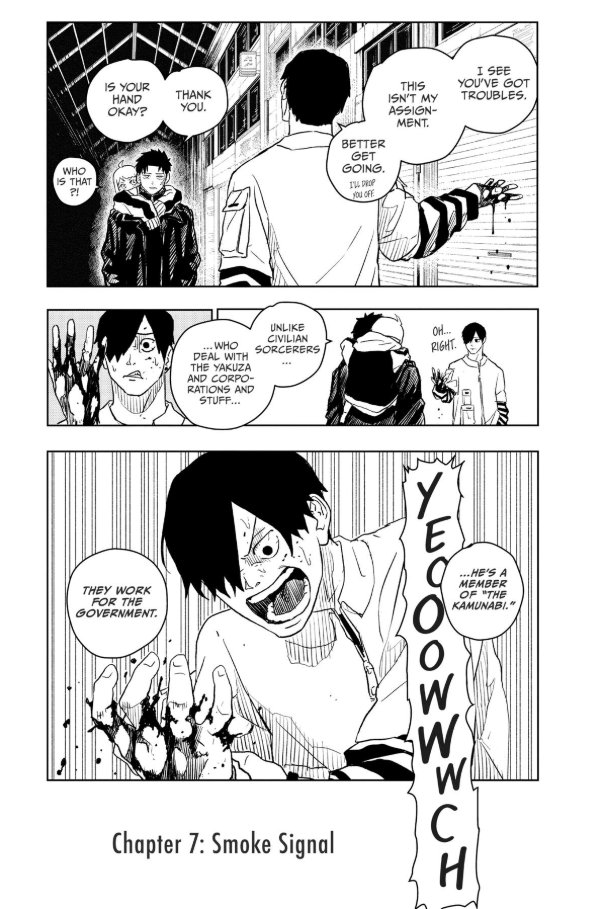 Fatelul's tweet photo. Everyone hyped to see and hear Azami vs Yura now that we know that Azami is voiced by Yuichi Nakamura meanwhile I can't wait to see this page adapted😭😭😭 https://t.co/d9ZKmmsdSB