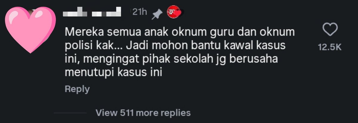 illbeurbby's tweet photo. @TanyarlBase bantu up gais, katanya pelaku anak dari orang berwenanang dan pihak sekolah mencoba nutupin kasus ini https://t.co/7xzJeRM5MQ