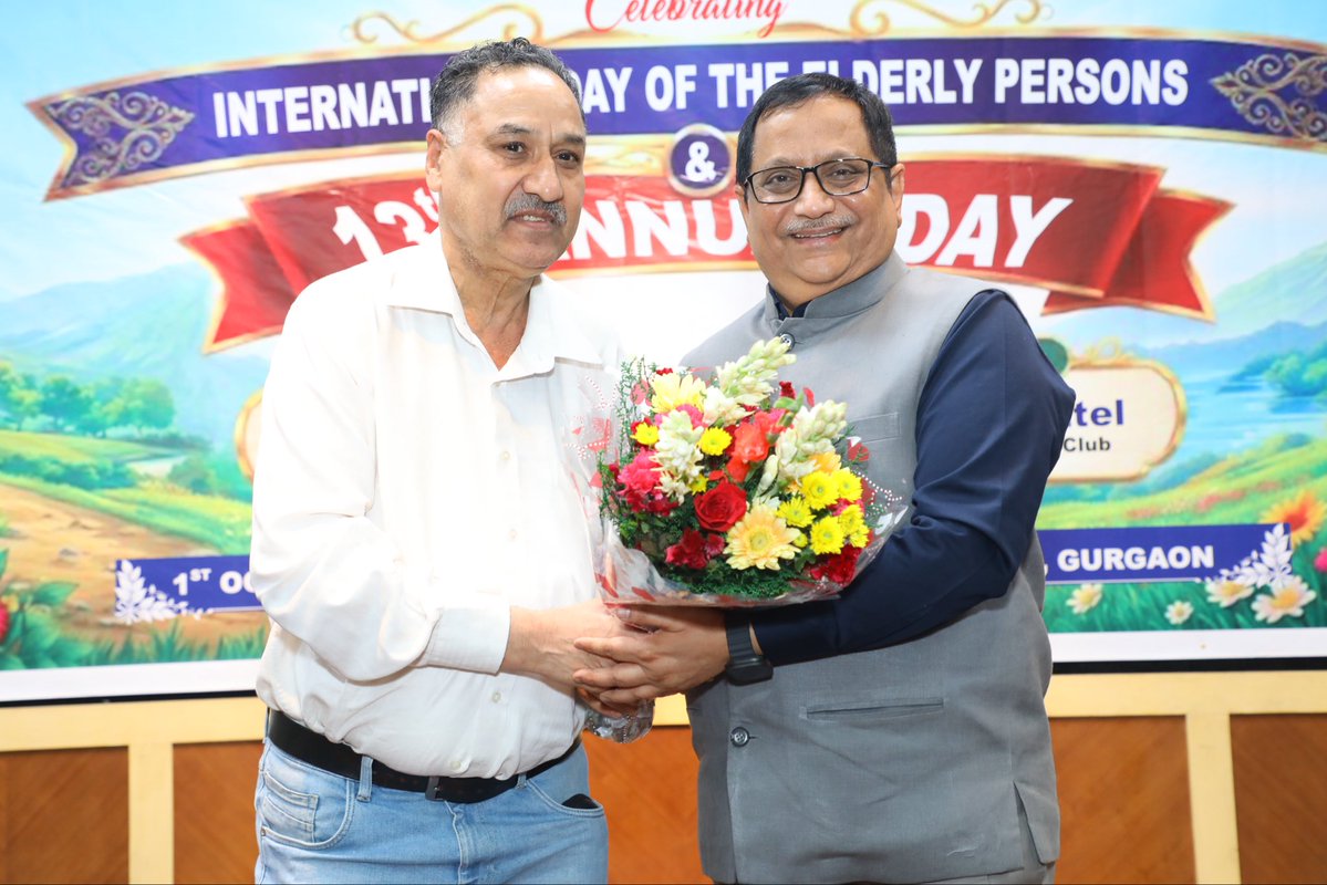 KiritkrJPatel's tweet photo. I also congratulate the office-bearers, members and volunteers of the Association for their continued efforts towards building a caring, connected and inclusive community for senior citizens. It was wonderful to witness the enthusiasm, energy and spirit of participation among our senior citizens. Their active engagement in social and community life is a source of inspiration for all of us. My best wishes to everyone associated with this special occasion. May the Senior Citizens Welfare Association continue its commendable journey and create many more opportunities for fellowship, wellbeing and meaningful engagement.
Active Seniors, Stronger Society and a stronger society is one that values, respects and learns from its elders.