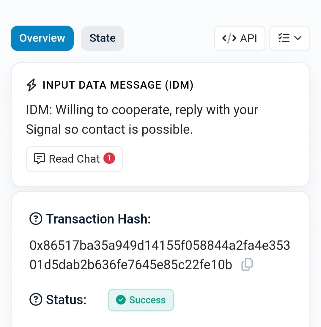 SingulartyNEAR's tweet photo. they sent a message that they are willing to cooperate. https://t.co/NxbORG4fei https://t.co/gX89kGwJam
