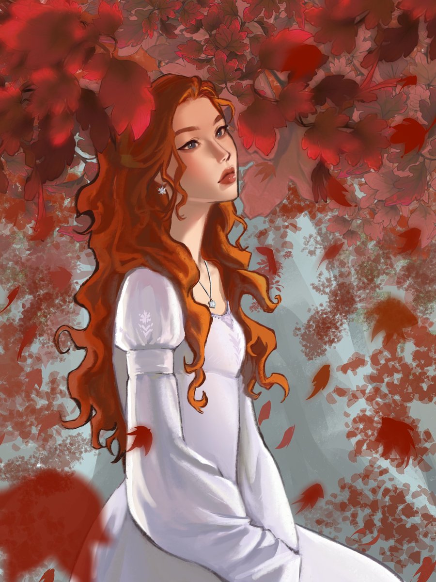 luthiensansa's tweet photo. “.....he glimpsed a pale white trunk that could only be a weirwood, crowned with a head of dark red leaves.” // “a slender young weirwood with a trunk as white as a cloistered maid.” 
𓆱 sansa stark, winterfell’s daughter.....

#sansaweek2026 ✐ miamisamyka https://t.co/dx6Y0HoyzK