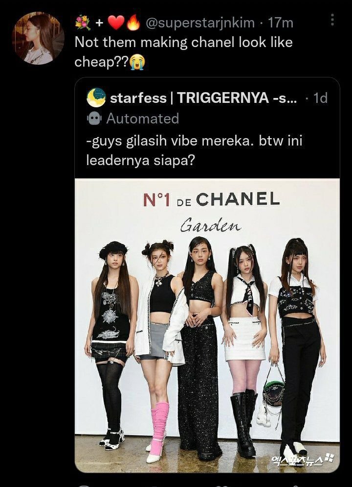 noirpeakz's tweet photo. tokkis saying this as if blinks and kpop stans weren't calling nwjs cheap and saying they had "no brand value" when this pic came out 😭 https://t.co/SjHqUAITXc