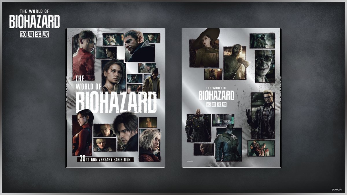 BIO30th_ex's tweet photo. ◤￣￣￣￣￣￣￣￣￣￣￣￣￣￣￣￣￣
 THE WORLD OF BIOHAZARD30周年展
　　　　　　✦公式図録✦
＿＿＿＿＿＿＿＿＿＿＿＿＿＿＿＿＿◢

30周年の軌跡を詰め込んだ至高の1冊
会場で味わったあの興奮を、ご自宅でも！

▼その他グッズも要チェック！
🔗https://t.co/RUO3JQg9Rv

#REBHFun
#REBH30th https://t.co/qA9FVQe5nk