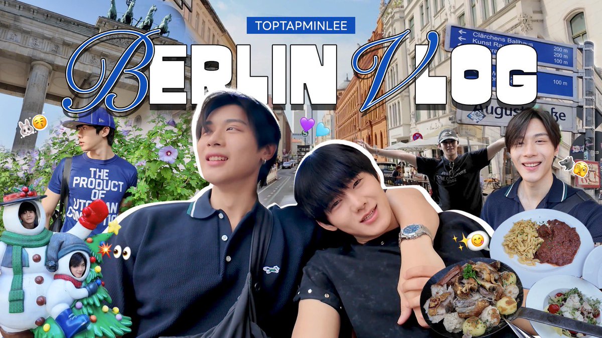 ArtistAplan's tweet photo. ToptapMinlee VLOG | BERLIN

พรุ่งนี้พบกับ VLOG ติดตามบรรยากาศการเดินทางของ TOPTAP & MINLEE ที่ Berlin พร้อมเก็บทุกโมเมนต์และบรรยากาศตลอดทริปมาให้ทุกคนได้ชมกัน 

🕗 พรุ่งนี้ เวลา 20:00 น. (GMT+7)
📺 YouTube: APLAN INTERNATIONAL GROUP

🔑 TOPTAPMINLEE VLOG IN BERLIN
#️⃣ #.ToptapMinleeVloginBERLIN

#ToptapMinlee #TOPTAPJarukit #MINLEEthanakorn