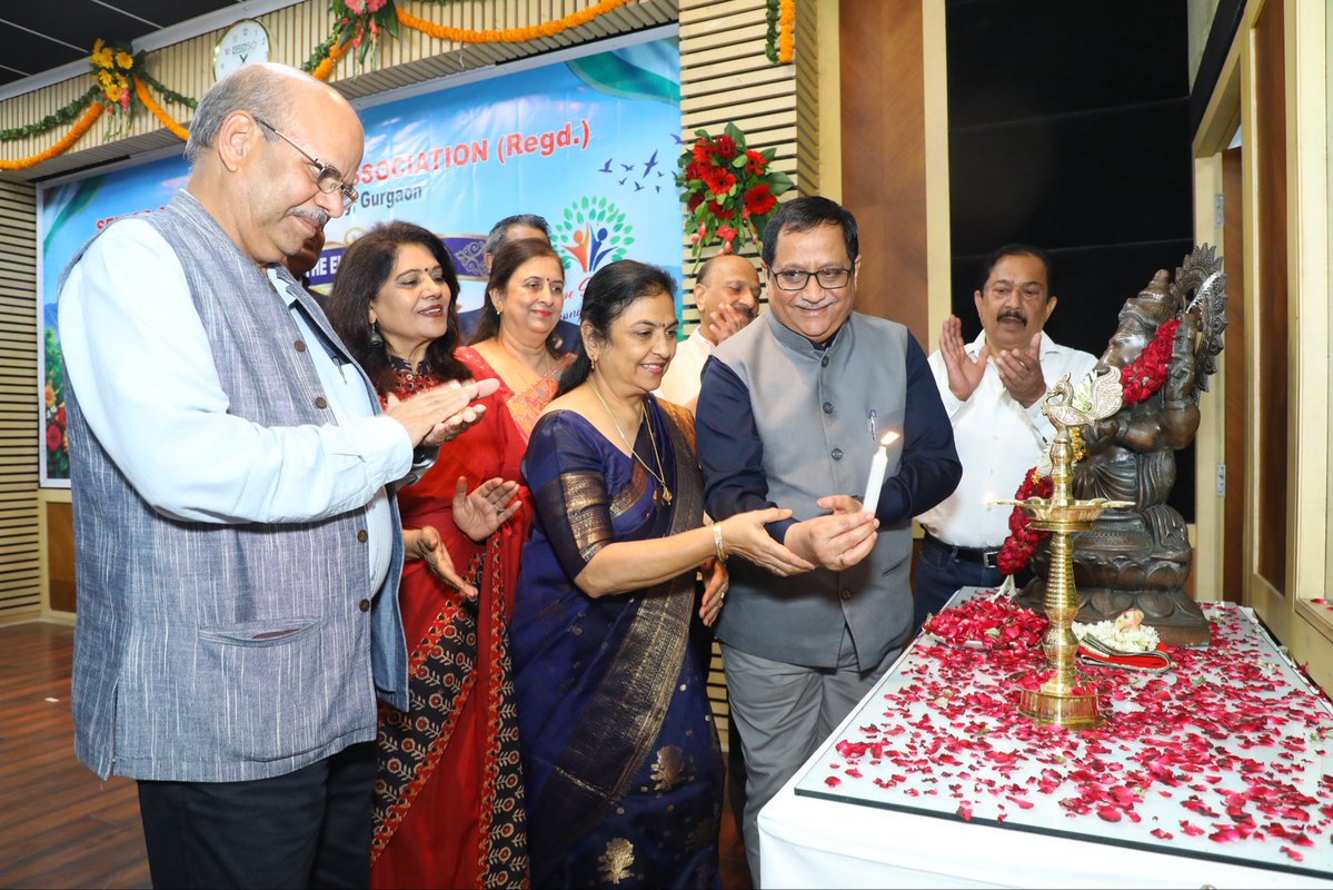 KiritkrJPatel's tweet photo. It was a privilege to be part of the celebration of the International Day of Older Persons and the 13th Annual Day of the Senior Citizens Welfare Association, IFFCO Colony, Gurugram, held at the IFFCO FMDI Auditorium.I extend my heartfelt congratulations and best wishes to the entire Senior Citizens Welfare Association for organising such a meaningful and inspiring programme. The theme “Active Seniors, Stronger Society” beautifully reminds us that age is not a limitation, but a reservoir of experience, wisdom, values and contribution. Our senior citizens have played an invaluable role in shaping our families, institutions and society, and their guidance continues to enrich generations.