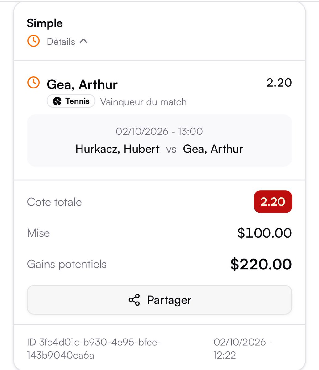 _NoRiskBet_'s tweet photo. 💎Bet N*3

📌Gea @ 2.20 {2%} 100€

💰BK 4937€

❤️si tu suis !

Challenge 5K {81€} Code Promo = MP
➡️ https://t.co/iCMMVYzUqj

#TeamParieur https://t.co/Kd5VPbx82c
