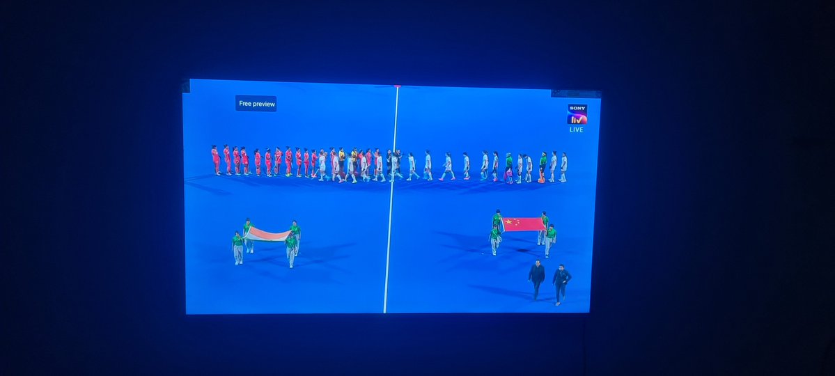 shaggybirkar's tweet photo. #INDCHN Lalrimsiami being awarded a stick on her 200th appearance by @ParthJindal11 #Hockey Lets go ladies https://t.co/skCsL2TdZD