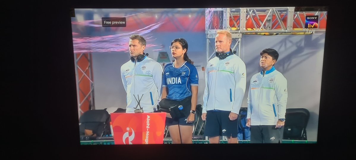 shaggybirkar's tweet photo. #INDCHN Lalrimsiami being awarded a stick on her 200th appearance by @ParthJindal11 #Hockey Lets go ladies https://t.co/skCsL2TdZD