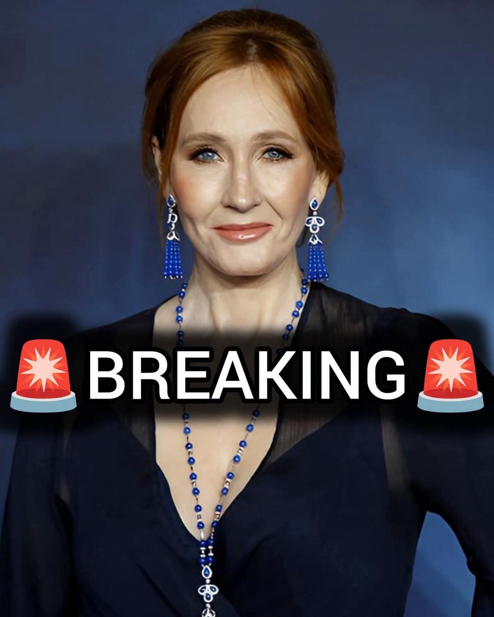 Emmaiid11's tweet photo. 🚨BREAKING: The left is once again trying to cancel J.K. Rowling after she posted a clear and direct statement on biological reality.

In a recent X post, Rowling wrote:

“A pantomime horse is not a horse.  
A hot dog is not a dog.  
Crow’s feet are not feet.  
Trans women are not women.”

The post quickly went viral and triggered the usual wave of outrage, demands for deplatforming, and accusations of bigotry from activists and online critics who insist that stating biological sex is somehow hateful.

Rowling has faced years of sustained campaigns to silence her for defending women’s single-sex spaces, sports, and the material reality of sex. Despite the pressure, she continues to refuse to pretend that men can become women.

The latest backlash only proves the point: some people still cannot tolerate the simple truth.