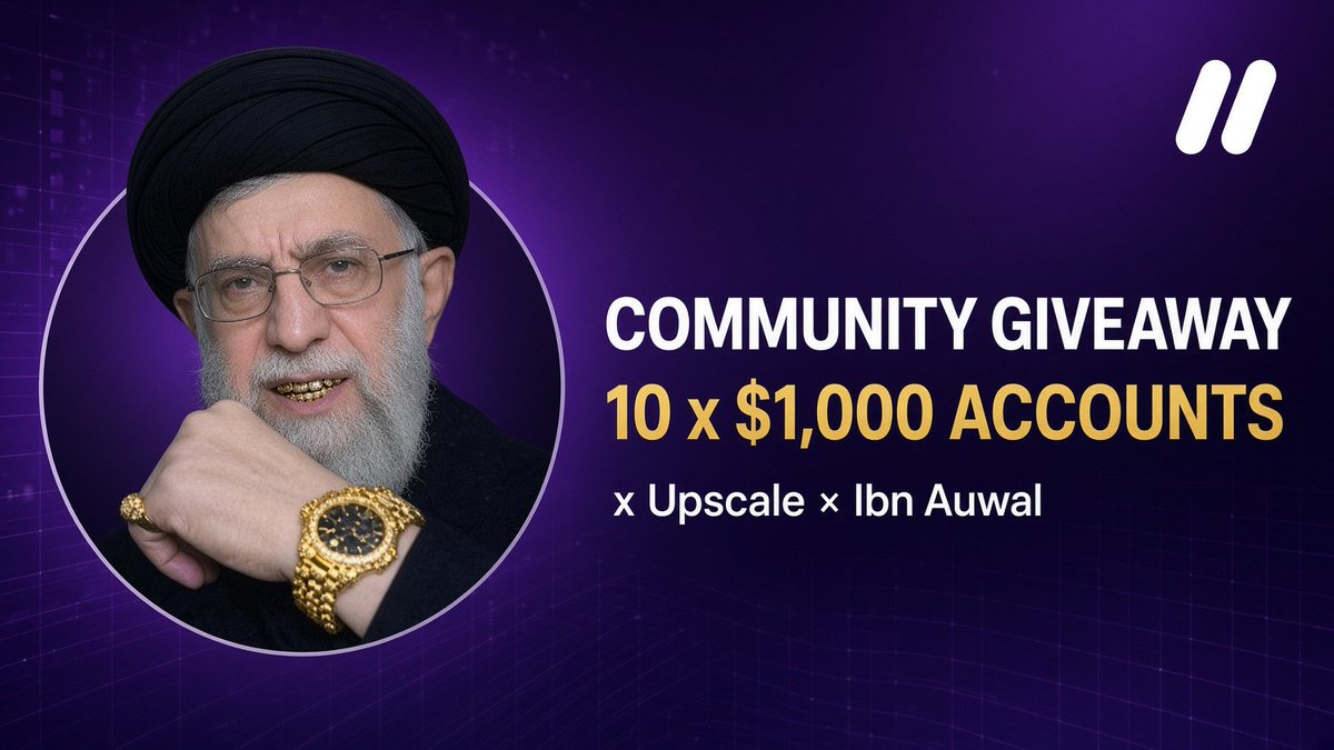 IbnAuwalX's tweet photo. 🔥 GIVEAWAY TIME 🔥

To celebrate this Partnership with UPSCALETRADE I'LL will be giving away

10 X $1000 Trading Accounts

To Enter:
✅ Follow @UpscaleTrade @IbnAuwalX
✅ Like &amp; Repost
✅ Tag a Trader 

Winners in 3days⌛ https://t.co/BhyHgBURR2