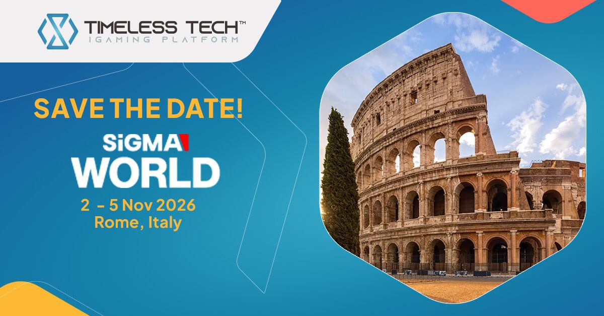 TechTimeless's tweet photo. 📣 Save the Date: SiGMA Rome 2026 🇮🇹

Timeless Tech is confirmed for SiGMA Central Europe Rome, November 2–5.
🔗 Read the full article: https://t.co/VOFEbg6T1p 

#SiGMARome #Rome #iGaming https://t.co/MJ2epvXdzx