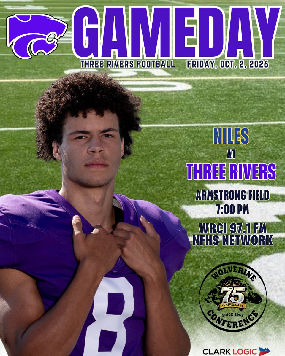 trhswildcats's tweet photo. ⚠️GAMEDAY⚠️
🆚️Niles
🏟Armstrong Field 
🕖7:00 pm
☀️Sunny🌡59'🌬7 mph NW
📻WRCI 97.1 FM https://t.co/FdsfLbC9PP