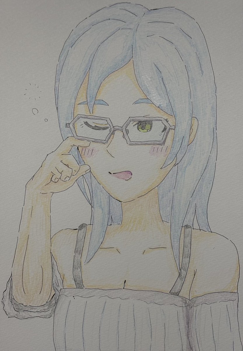 6Pk8ACVMYpNtNk6's tweet photo. 昨日メガネの日だったのか再掲 https://t.co/yJwwxAl09p