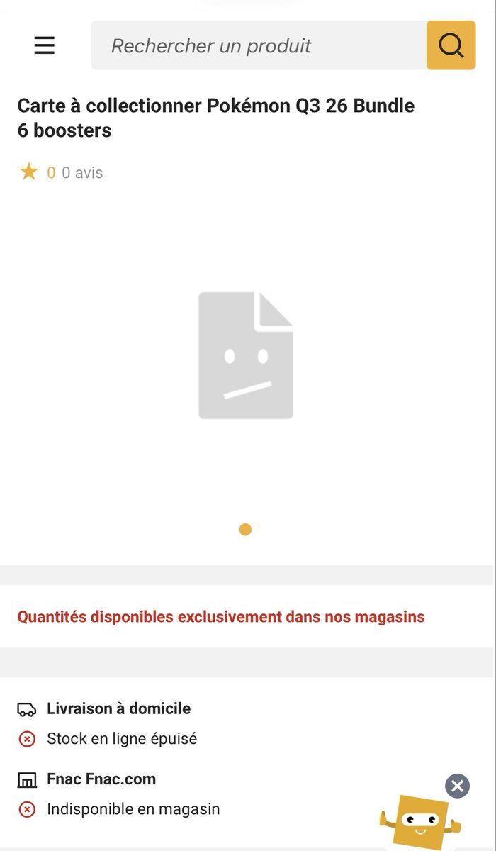 RonflexAnonyme's tweet photo. @le_crocodeal Pas de vente FNAC en ligne au final ? 😢 https://t.co/Zny204AU2F