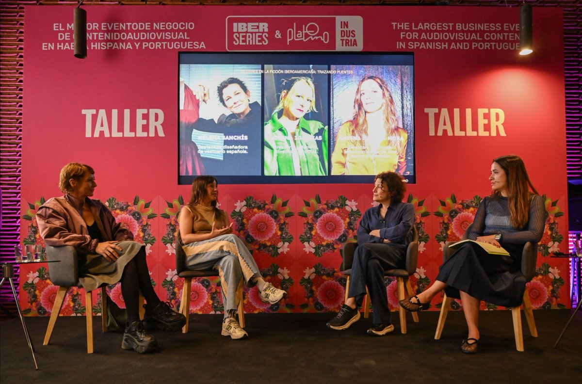 iberseries_pi's tweet photo. ✨ Así ha sido “Mujeres en la ficción iberoamericana: trazando puentes desde Dynamo @DynamoCine”, una conversación sobre talento, identidad y proyección internacional🎬🌎

#IberseriesyPlatinoIndustria26 https://t.co/Jdq8iG1G8y