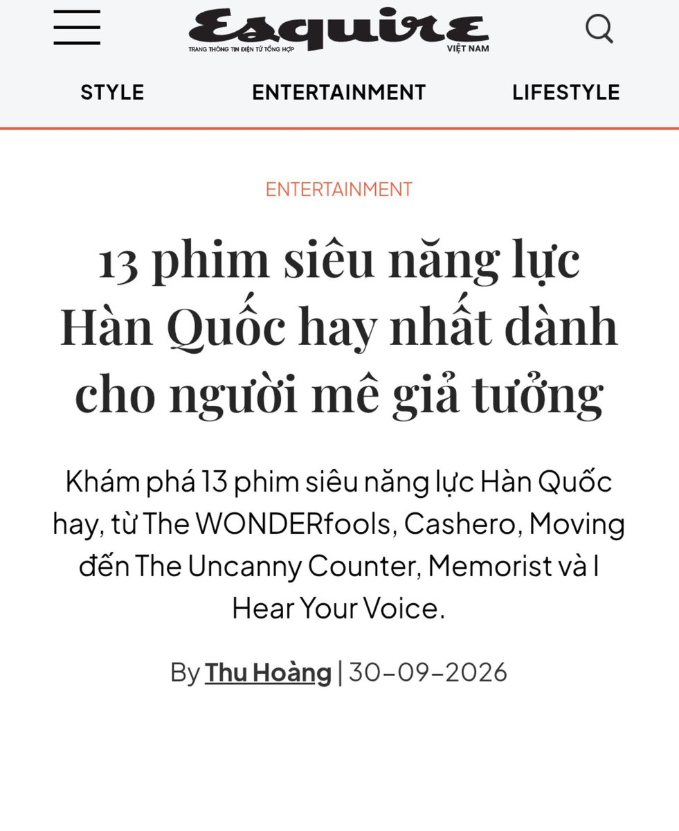ChaEunwooINTL's tweet photo. 📰 ‘The WONDERfools’ was ranked #1 in Esquire Vietnam's "13 Best Korean Superpower Dramas for Fantasy Lovers"

“In 1999, amid widespread panic over the end of the world in Haeseong, Eun Chaeni, Son Gyeonghun, and Kang Robin suddenly acquire superpowers after being exposed to waste from a laboratory. Chaeni can teleport, Robin possesses super strength, and Gyeonghun gains the ability to make his hands stick firmly to whatever he touches.

While the trio struggles to adjust to their new powers, threats in Haeseong continue to grow. They join forces with Lee Unjeong (Cha Eunwoo), a seemingly ordinary civil servant who is also concealing a special ability of his own. Starting out as a clumsy group, they must learn to master their powers to protect the city.”

#ChaEunwoo #TheWONDERfools #원더풀스
#차은우 #チャウヌ #车银优 #ชาอึนอู #車銀優