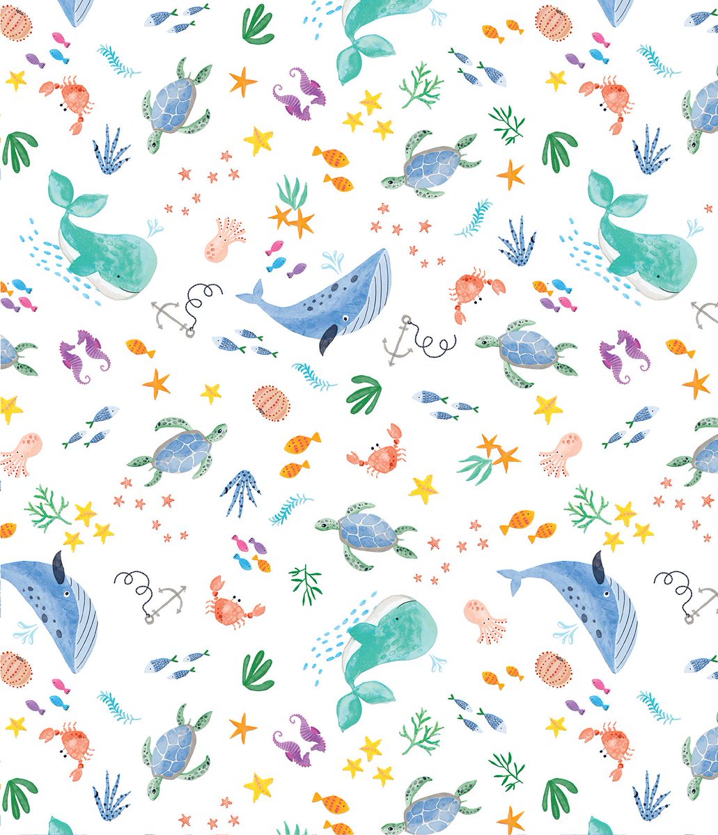 howarths63's tweet photo. Dive in and swim alongside #turtles, #whales, and #dolphins in this exciting new fabric collection! Featuring a #large pictorial panel, a stylish border print, #sweet #starfish, #seashells, playful #bubbles, and a delightful array of #underwater #friends. https://t.co/mWQ3QnYpSq https://t.co/qU7sm13y3b