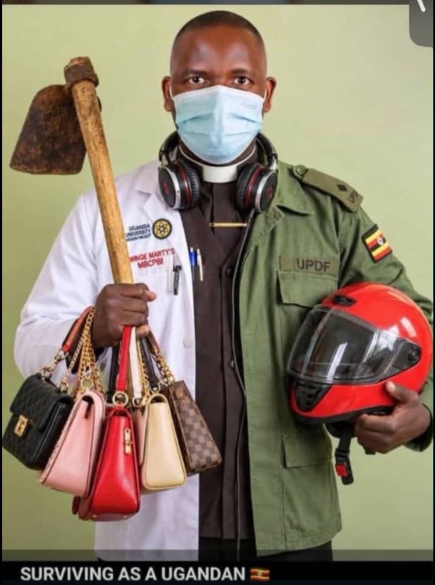 rkalyes1's tweet photo. The Ugandan Medical  Doctor of these days!

👇 Dual employment is an understatement!

✨ Kuyilibaring is the new normal! https://t.co/bJAbCI1eFg