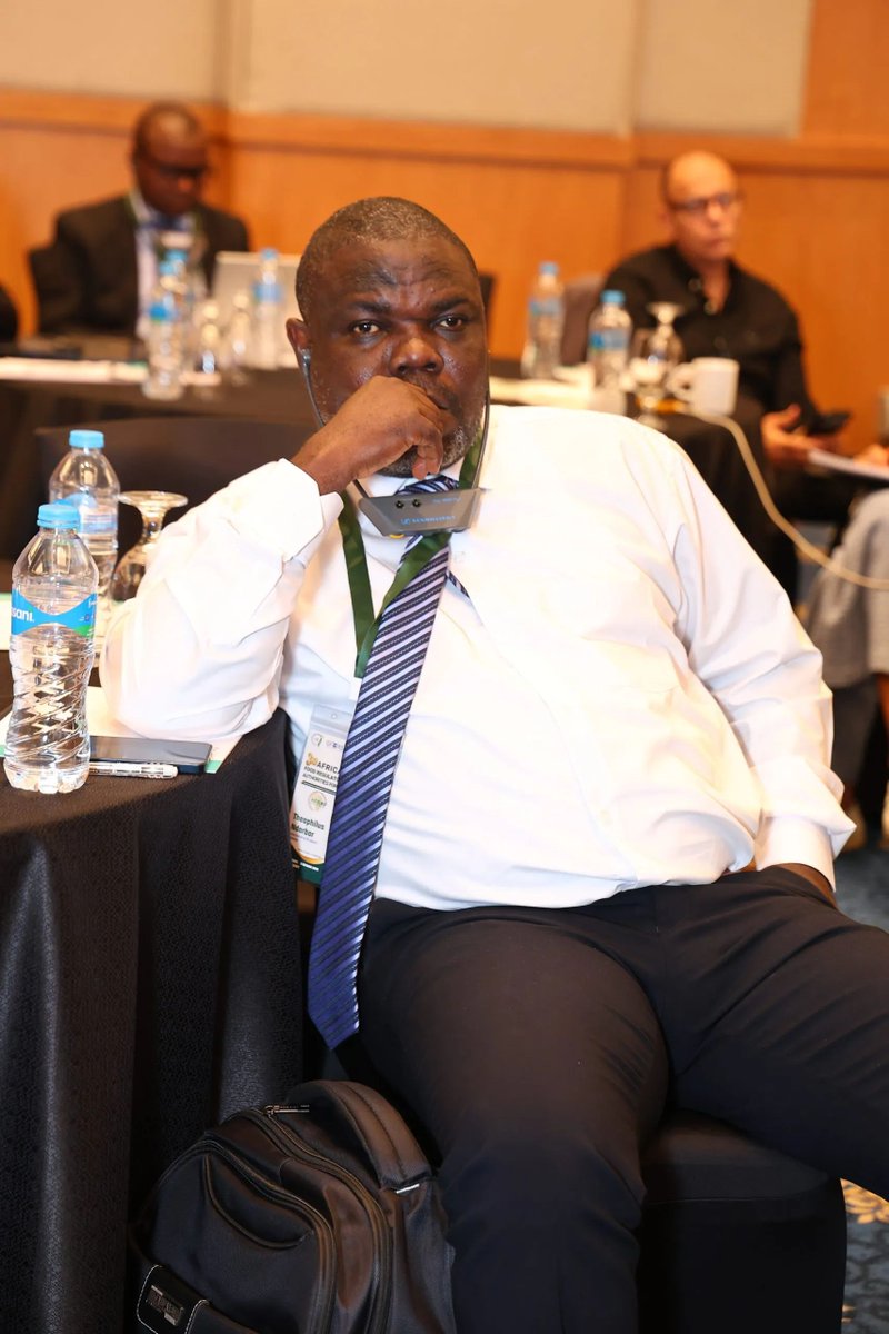 libfoodsafety's tweet photo. Supported by EU-funded #LiFSI, LiSA DG Stephen Mambu &amp; FAL Deputy Dir. T. Ndorbor joined African food regulators at #AFRAF in Cairo to discuss stronger food control systems. #Liberia participated in discussions on strengthening #foodsafety &amp; regulatory systems in the region https://t.co/FHGdaikQz7