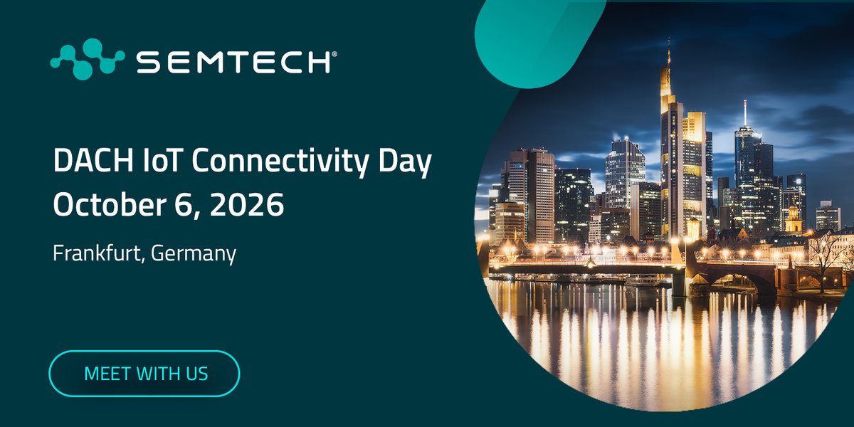 SemtechCorp's tweet photo. Semtech is hosting IoT Connectivity Day in Frankfurt, Oct 6. A working session on beyond the SIM, the 2G/3G sunset, eSIM/SGP.32, and choosing the right connectivity architecture. Seats limited.
Register: https://t.co/f6e8QwexVL #Semtech #IoT #Connectivity #Germany https://t.co/mkCoSLn2L4
