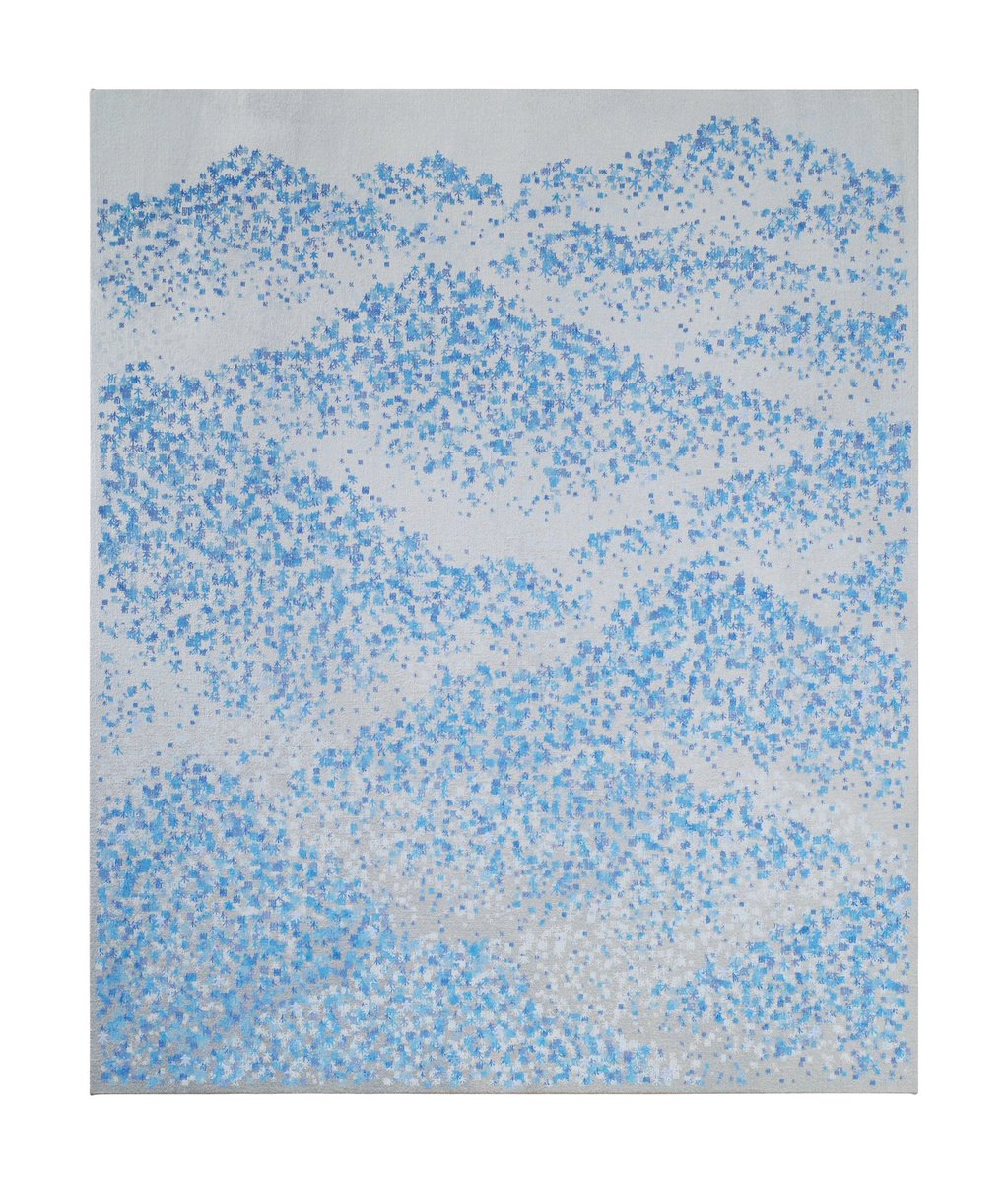 yoichirootani's tweet photo. 山の絵。近景と遠景。 https://t.co/VlB9sCxyWA