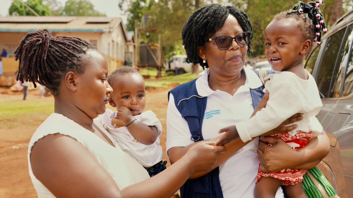 WHOUganda's tweet photo. It is Day 2 of #Uganda’s nationwide Measles-Rubella Vaccination Campaign.

@WHO teams are standing shoulder to shoulder with health workers, district leaders and communities across the country.

From vaccination posts to district coordination centers, our technical experts are supporting implementation, monitoring progress and helping ensure that every eligible child is reached with this life-saving vaccine.

Together with the @MinofHealthUG and partners, we are working towards one goal: no child missed, no community left behind.
#VaccinesWork #MeaslesRubellaCampaign
#MRCampaignUG26