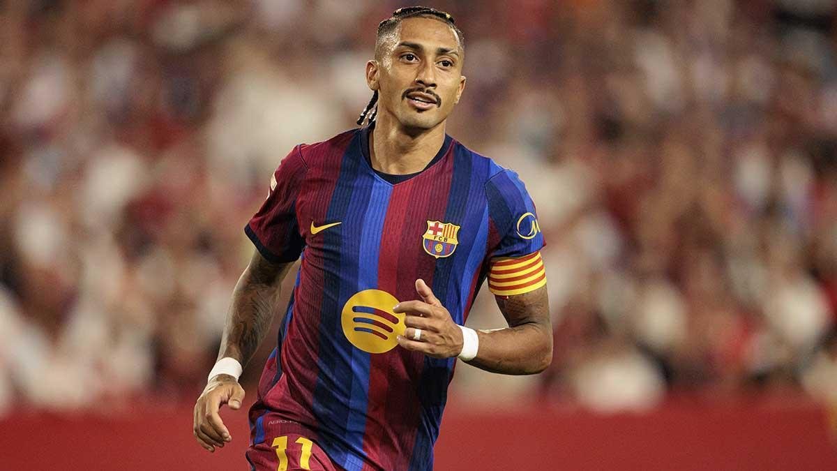 partidazocope's tweet photo. 🚨 ¡Raphinha estará contra el Getafe!

✅ Tras las pruebas realizadas en Barcelona, se confirma que no hay lesión y el jugador brasileño estará disponible después del parón

📻 #PartidazoCOPE https://t.co/faxLgXEJaO