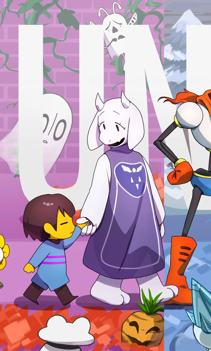 kifuyu_UTDR's tweet photo. 11周年おめでとう！
#undertale11thAnniversary #undertale https://t.co/3eMNPBKdEr