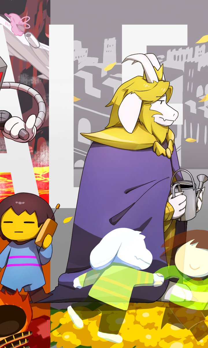kifuyu_UTDR's tweet photo. 11周年おめでとう！
#undertale11thAnniversary #undertale https://t.co/3eMNPBKdEr