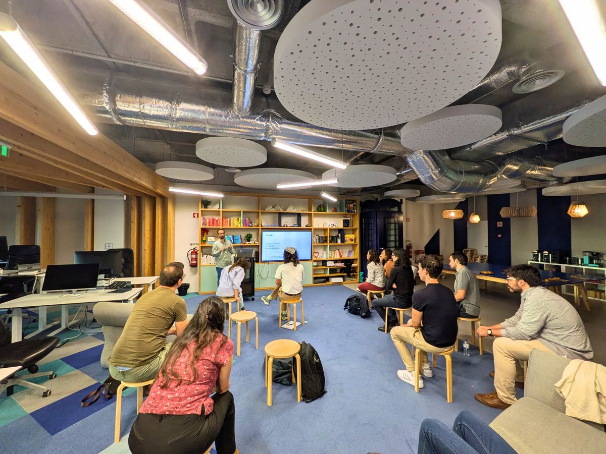 subvisual's tweet photo. Thank you to everyone who joined us for DSPT's 10-Year Meetup last Wednesday!

Special thanks to Margarida Lobato Costa from Cegid and Pedro Costa from Condukt for their insightful talks.

See you at the next one? 👀 https://t.co/R4Mgb6u6It