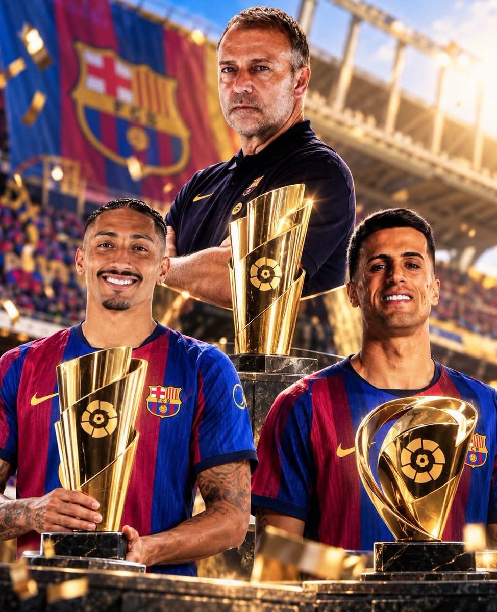Mosharof221's tweet photo. ⭐🔵🔴 | 𝗕𝗔𝗥𝗖̧𝗔 𝗧𝗔𝗞𝗘 𝗧𝗛𝗘 𝗧𝗢𝗣 𝗟𝗔 𝗟𝗜𝗚𝗔 𝗛𝗢𝗡𝗢𝗨𝗥𝗦! 🏆

⭐ La Liga Coach of the Month
🌟 La Liga Player of the Month
⚽ La Liga Goal of the Month

🔵🔴 Barça collect all three La Liga monthly awards🔥 https://t.co/QSkGJouvJg