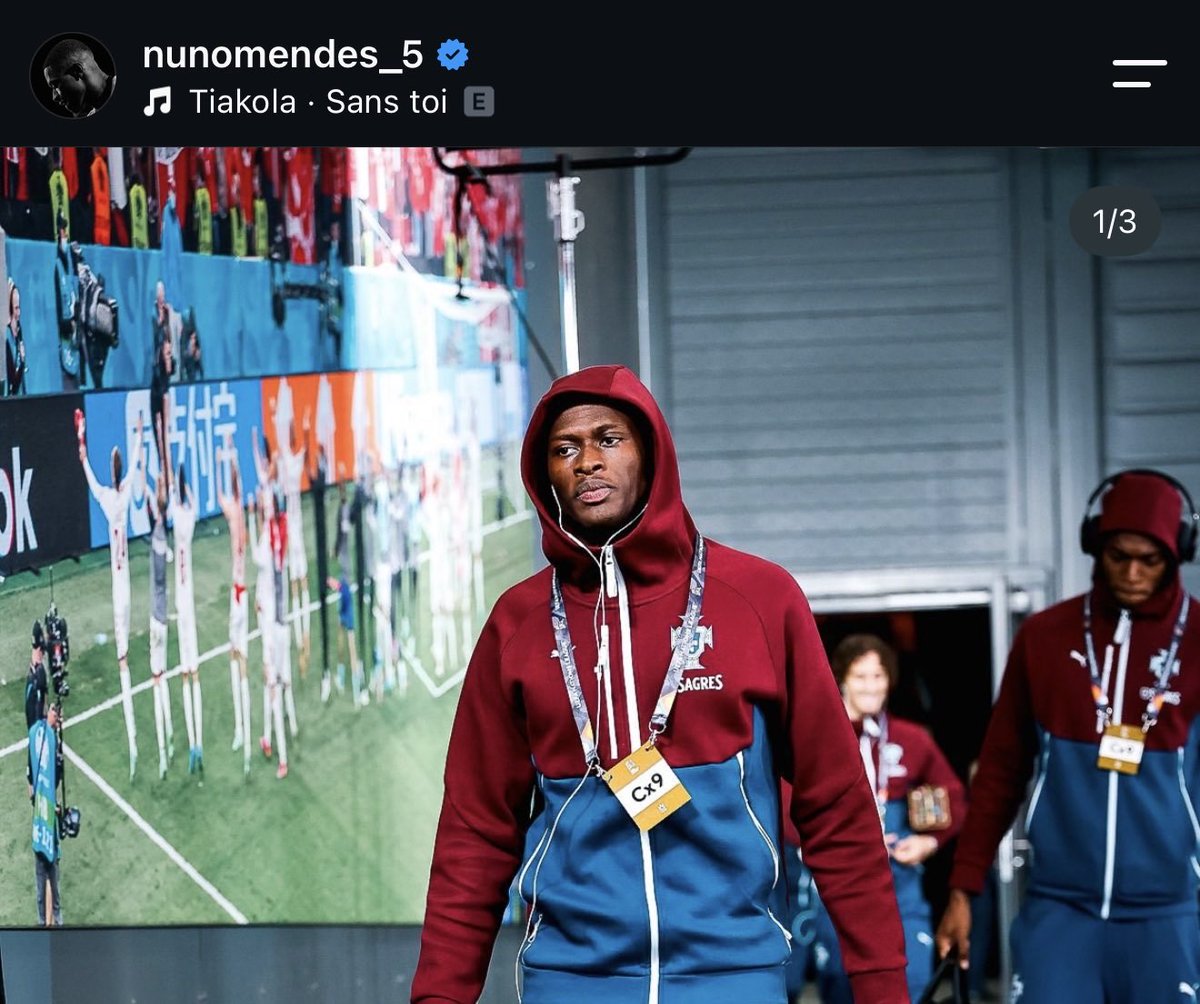 Msn_sis0's tweet photo. Nuno Mendes qui vise Ronaldo 🤣 https://t.co/MXNnr0sj0f