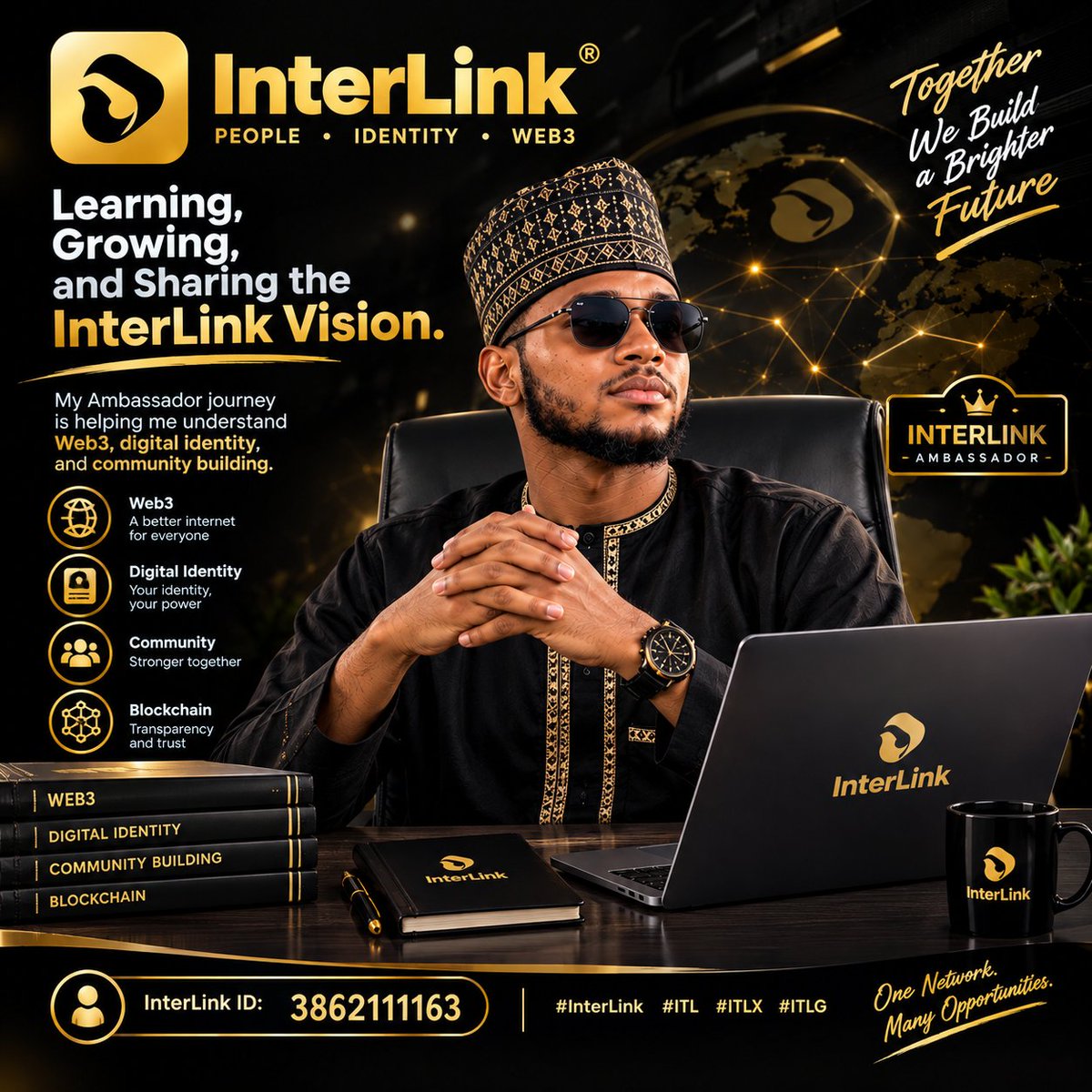 Bellokugu's tweet photo. Sharing what I’ve learned through my InterLink Ambassador training. 🌐🖤

Learning more about Web3, digital identity, blockchain, and community building.

InterLink ID: 3862111163

#InterLink #ITL #ITLX #ITLG https://t.co/E1jQWvHUkF