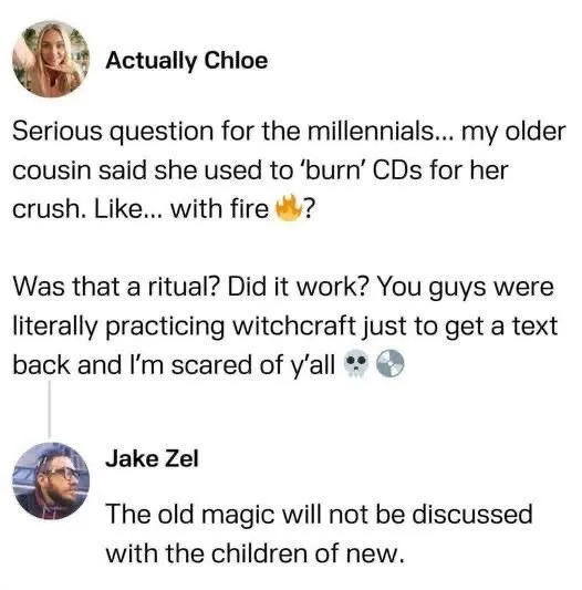 ZeducationYT's tweet photo. First rule about CD Burning: don't talk about CD Burning. https://t.co/v0edYO8kx4