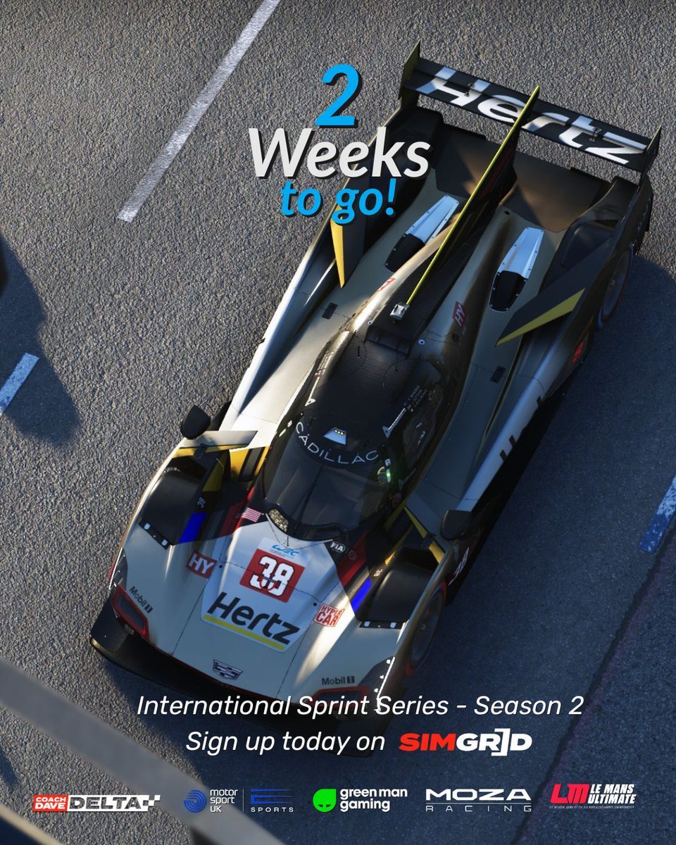 RCI_Racing's tweet photo. 🚨 2 WEEKS TO GO 🚨 

Want to race with us or watch some of our online events?
🌐 Link in Bio 👆 https://t.co/wAAWAO1v8M