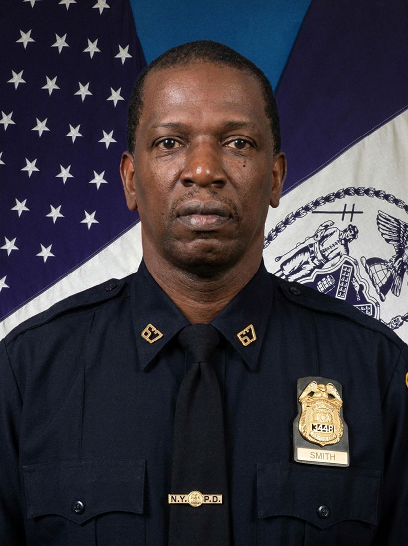 sbanypd's tweet photo. On October 2, 2020, Sergeant Mark Smith of the 67 Precinct died from a World Trade Center-related illness.

He served the Department for 27 years, including 11 years in the rank of Sergeant.

Six years after his passing, we pause to remember Sergeant Smith and his years of service to the NYPD.

#NeverForget #FidelisAdMortem