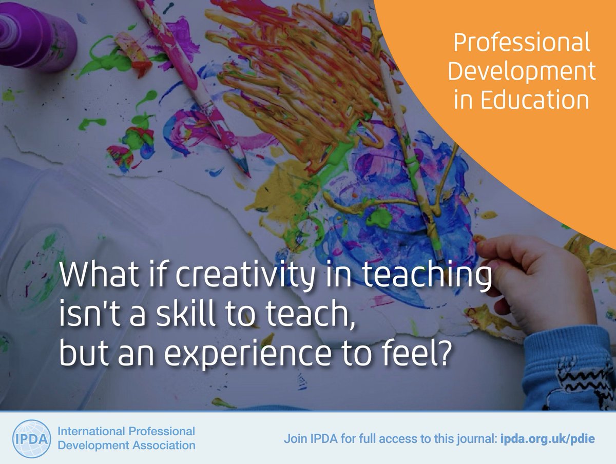 PDiEjournal's tweet photo. What if creativity in teaching isn't a skill to teach, but an experience to feel? Cagigós &amp; Enamorado propose an aesthetic-creative continuum reframing teaching as relational, imaginative, embodied practice. 
https://t.co/GoPRmCj0PE 
#PDIEJournal #TeacherEducation https://t.co/LDsJcvI3rb