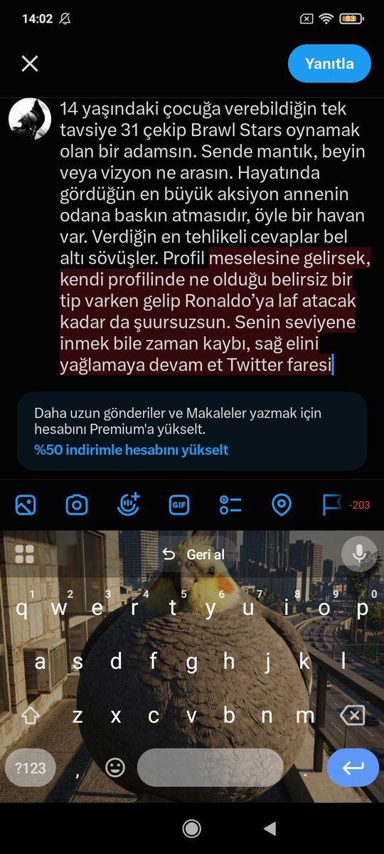 Hammer10524's tweet photo. Sana cevap yetiştirmek için Premium alacak değiliz, oku geç @waynemanorr https://t.co/S9IZev2vxV