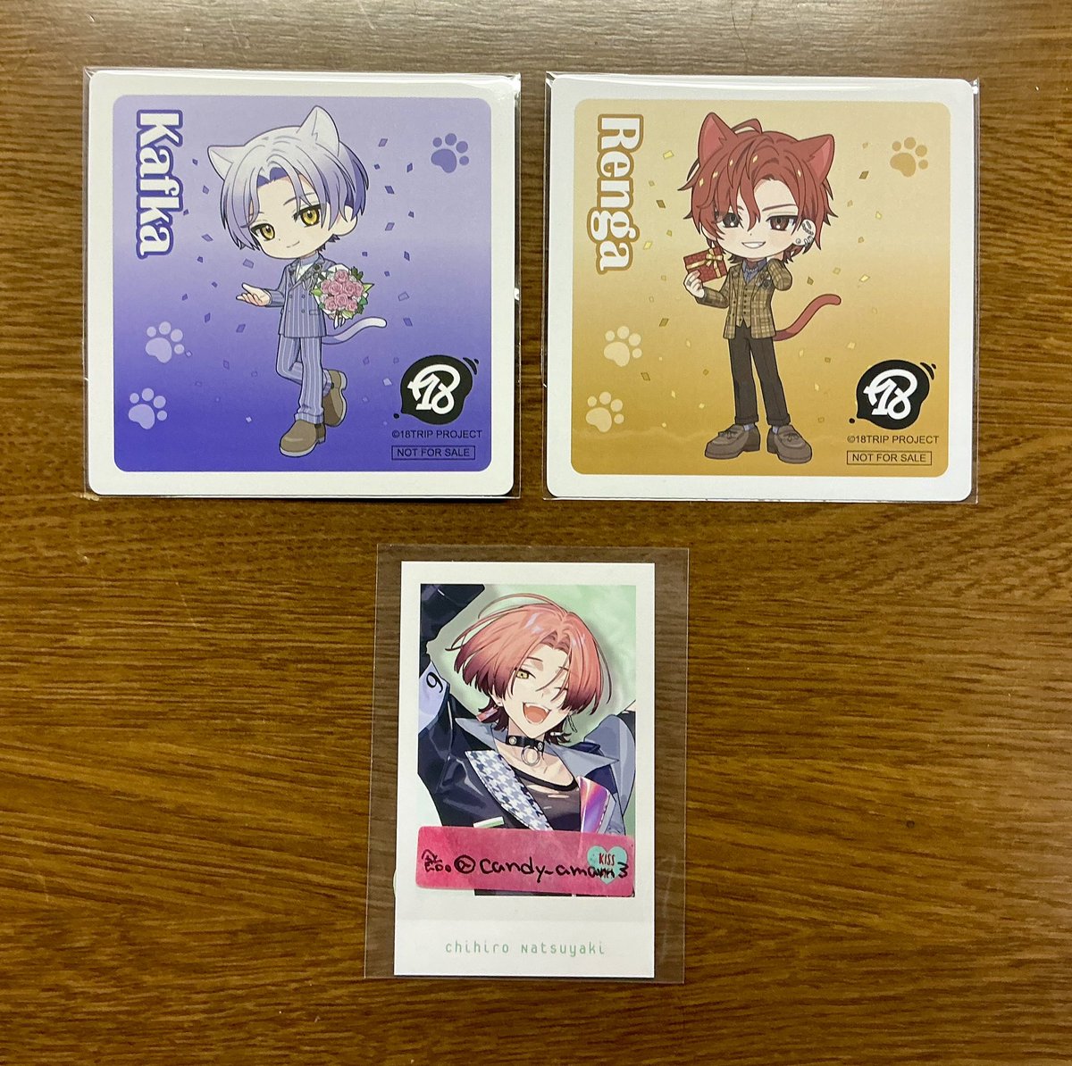 candy_amam3's tweet photo. 【交換】エイトリ 18TRIP まねきねこ コースター

譲▶︎練牙 可不可
求▶︎潮 宗氏

※身内代理投稿になります。
※郵送のみ

検索からでもお気軽にお声掛け下さい。
よろしくお願いいたします。 https://t.co/gSiXmZ2rcs