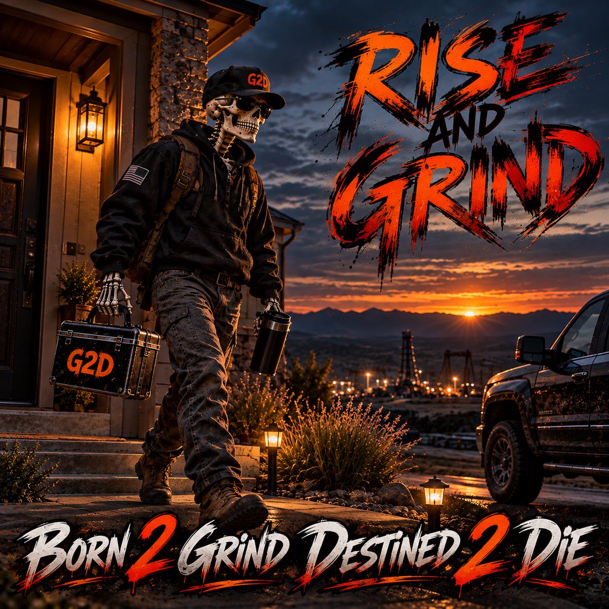 TheGRIND2DIE's tweet photo. 💀 RISE & GRIND — PHASE 2 IS UNDERWAY 🔥

While everyone else is sleeping, G2D is already clocked in.

We’ve officially entered Phase 2, and the crew is grinding away behind the scenes—putting in the overtime and building what comes next.

No shortcuts.
No days off.
Just another day on the job. 🛠️💀

Born 2 Grind. Destined 2 Die.

🌐 https://t.co/ERS3n9P7Yz
𝕏
✈️ https://t.co/xoemnTQTq1

#G2D #Grind2Die #RiseAndGrind #Born2Grind #Destined2Die #Phase2 #Solana #SolanaMemecoin https://t.co/LlinVTmgai