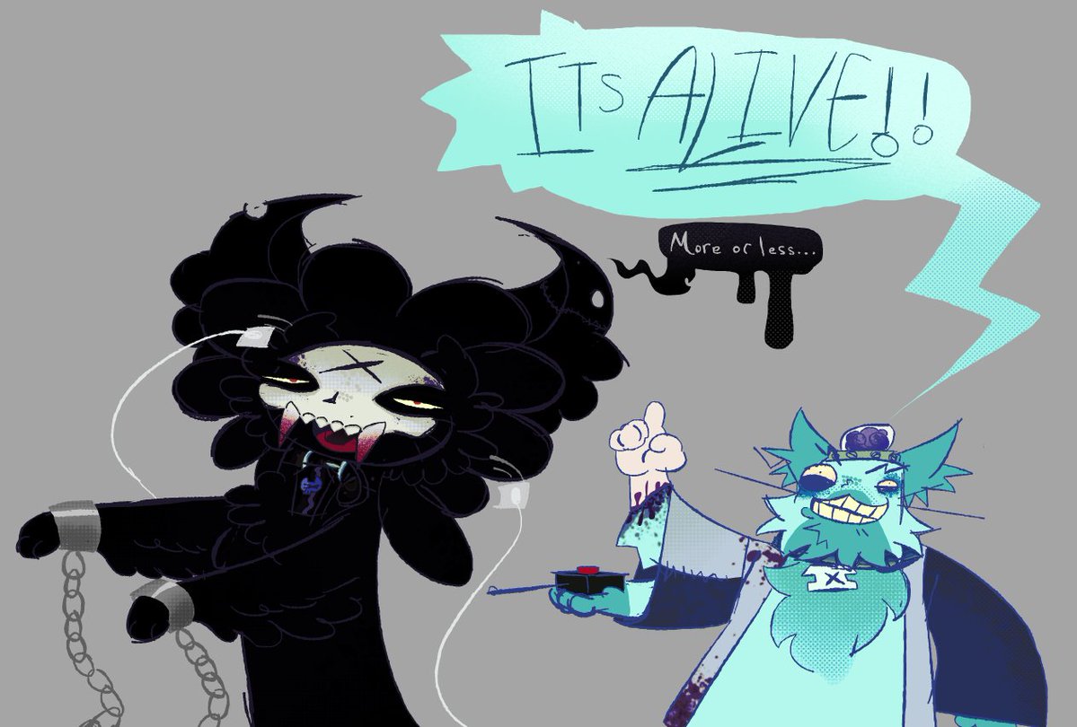 daSkidman's tweet photo. ok i actually likethese two,, theyr fun to draw #mewgenics https://t.co/VCLLGJMWlG