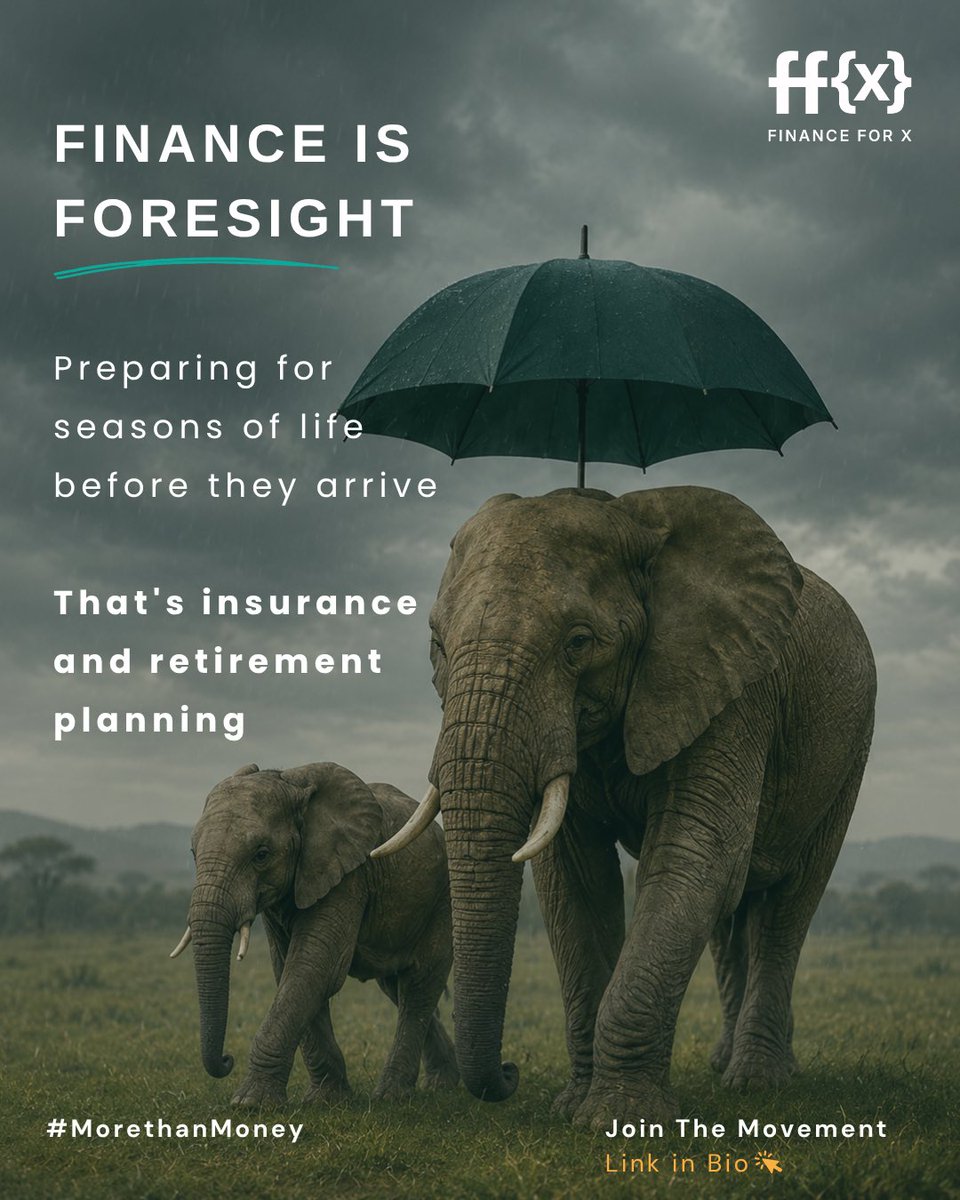 financefor_x's tweet photo. Insurance and retirement planning is protection for a future you can’t see yet, and for people who are counting on you. Protection is part of planning not an afterthought. https://t.co/BsHnhWVo7V