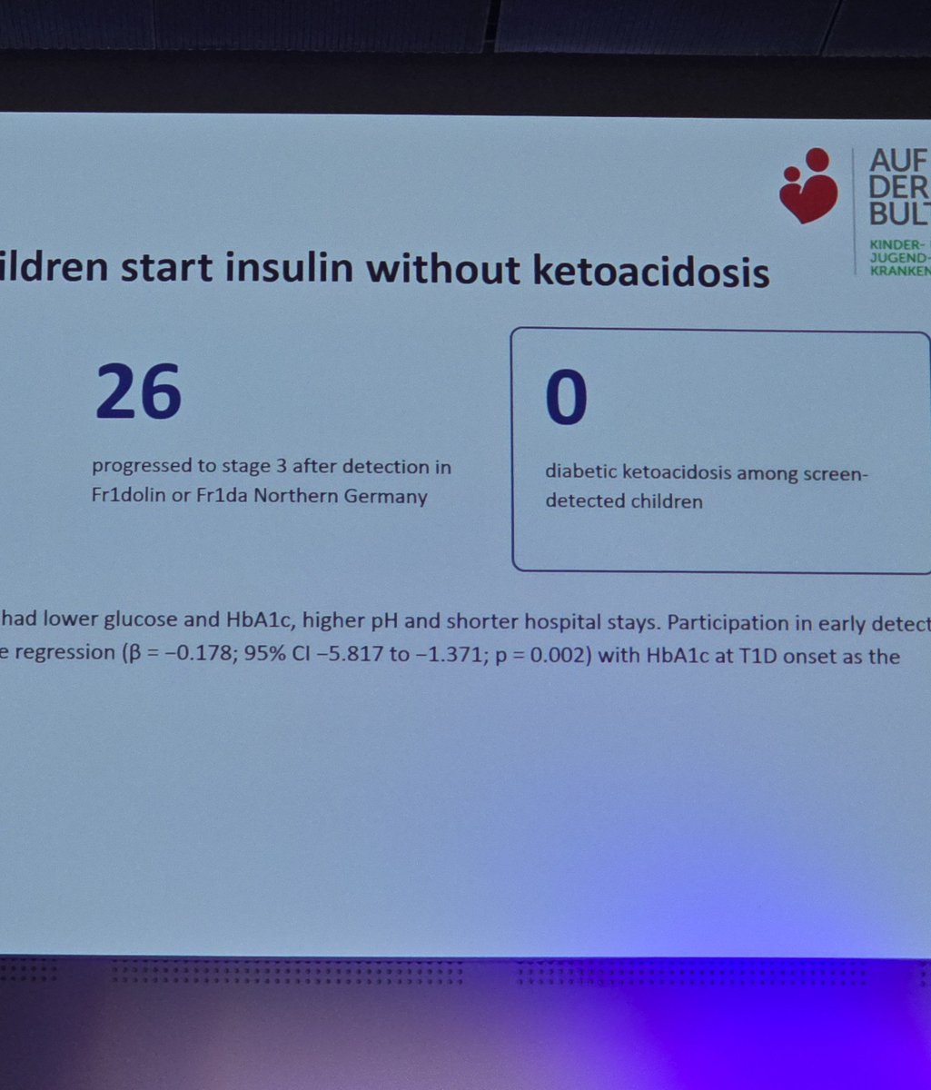 CaroGoLoop's tweet photo. Shaping the future of diabetes! @EASDnews @dedocORG Thema 1: frühes Screening . Fr1da Programm ist eines der ersten Programme.  In Deutschland ist es gut etabliert. #payitforward #voices https://t.co/xyoxf4fNIJ