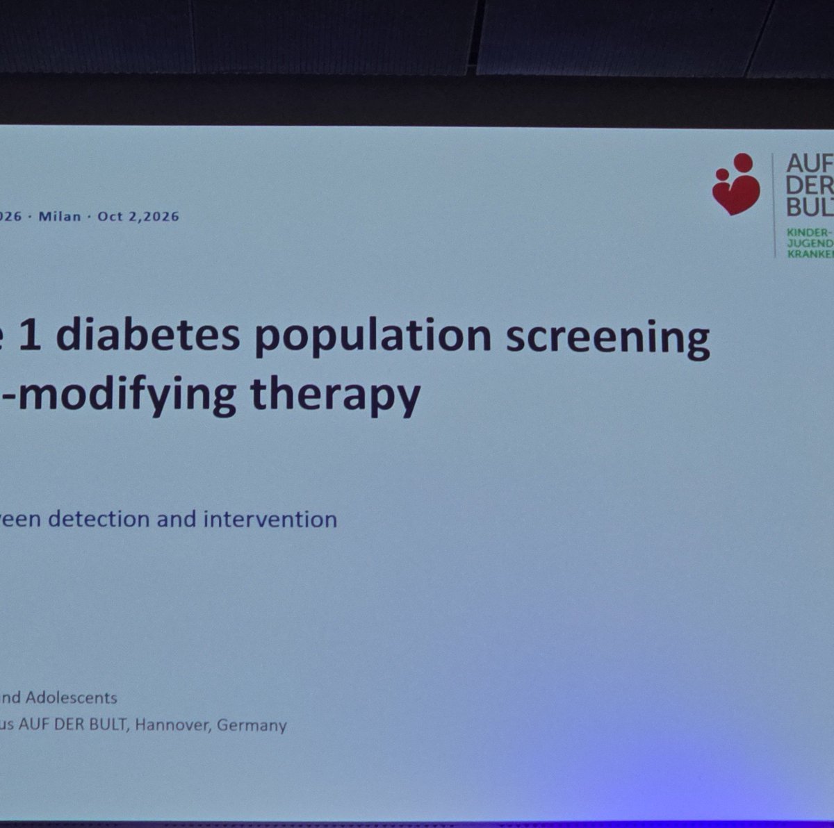 CaroGoLoop's tweet photo. Shaping the future of diabetes! @EASDnews @dedocORG Thema 1: frühes Screening . Fr1da Programm ist eines der ersten Programme.  In Deutschland ist es gut etabliert. #payitforward #voices https://t.co/xyoxf4fNIJ