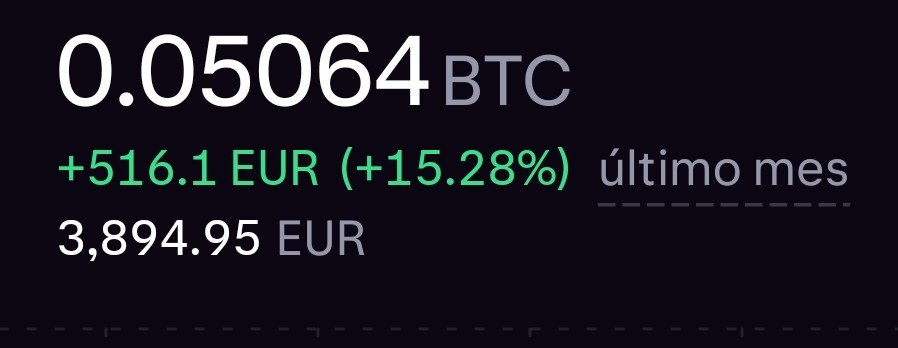 Eseingeinver's tweet photo. @CrypttoManiac_ Así vamos de momento https://t.co/qHEJmnlZmR